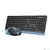 Комплект  (клавиатура+мышь) A4TECH Fstyler FG1035,  USB,  беспроводной,  черный [fg1035 navy blue]