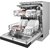 Посудомоечная машина Weissgauff DW 6038 X Inverter серебристый  (полноразмерная)