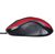 Мышь Oklick 385M черный / красный оптическая  (1000dpi) USB для ноутбука  (3but)