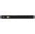 ITK PDU 6 розеток DIN49440  (нем. cтанд.),  с автоматом на 10А, 1U,  без шнура,  вх. IEC320 C14,  алюминиевый профиль,  черный