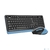 Комплект  (клавиатура+мышь) A4TECH Fstyler FG1035,  USB,  беспроводной,  черный [fg1035 navy blue]