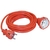 Iek WUP10-10-K09-N Шнур УШ-01РВ оранж. с вилкой и розеткой 2P+PE 3х1, 0 / 10метров ИЭК