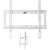 Kromax IDEAL-3 new white,  Кр. стал. наст. для TV 22"-65",  max 50 кг,  0 ст св.,  от ст. 23 мм,  max VESA 400 x 400 мм.