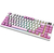 Клавиатура беспроводная Keyboard MSI FORGE GK600 TKL,  Wireless,  Mechanical Linear Switches,  RGB LED,  4000mA / h,  Violet