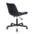 Кресло Бюрократ CH-350M / BLACK без подлокотников черный искусст.кожа / ткань крестовина хром