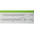 PDU 9 розеток DIN49440  (нем. cтанд.) 1U,  шнур 2м вилка DIN49441  (нем. станд.),  алюминиевый профиль,  черный