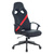 Кресло игровое Бюрократ ZOMBIE DRIVER черный / красный искусственная кожа с подголов. крестовина пластик