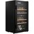 Винный шкаф Maunfeld MFWC-85D28 2-хкамерн. черный глянц.