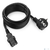 Кабель питания Cablexpert PC-186-VDE-1M,  1м,  Schuko- C13,  VDE,  10А,  черный,  с заземлением,  пакет