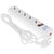 Power Cube SPG-B-10-WHITE Сетевой фильтр 3m,  белый,  5 розеток