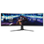 ASUS 49" ROG Strix XG49VQ VA LED изогнутый 3840x1080,  4ms,  450cd / m2,  178° / 178°,  3000:1,  HDMI*2,  DP,  USB-Hub,  144Hz,  HDR,  колонки,  FreeSync,  Tilt,  Swivel,  HAS,  VESA,  Black