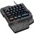 Игровой блок Oklick 701G IRON FIST черный USB for gamer LED  (подставка для запястий)