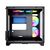 Powercase Корпус Vision Micro,  Black,  Tempered Glass,  4х 120mm 5-color fan,  чёрный,  mATX   (CVBM-L4)