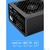 Блок питания CBR ATX 650W 80+ Bronze,  1.5м кабель питания,  черный [PSU-ATX650-12GM] BOX