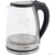 Чайник электрический Scarlett SC-EK27G35 1.8л. 1800Вт сталь / черный  (корпус: стекло)