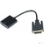 Cablexpert Переходник DVI-D-VGA Digital ,  25M / 15F,  длина кабеля 0, 2м,  черный,  пакет  (A-DVID-VGAF-01)