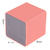 Подставка Deli NS011Pink Nusign для пишущих принадлежностей 84х84х86мм розовый пластик