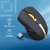 Oklick 495MW черный / золотистый оптическая  (1600dpi) беспроводная USB  (6but)