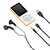 Digma S4 Плеер Hi-Fi Flash 8Gb белый / оранжевый / 1.8" / FM / microSDHC