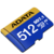 Карта памяти microSDXC 512GB  ADATA Premier Extreme  SD7.1 Express PCIe Gen3×1,  UHS-I U3  /  Class 10  /  V30,  800 / 700 MB / s,  SD-Express,  Retail