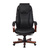 Кресло руководителя Бюрократ T-9923WALNUT / BLACK черный кожа крестовина дерево