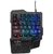 Игровой блок Oklick 701G IRON FIST черный USB for gamer LED  (подставка для запястий)