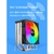 CBR-CC-3190-RGB-PWM Кулер для процессора,  Al+Cu,  3 heat pipes,  Socket 775 / 1366 / 1155 / 1156 / 1150 / 1151 / 1200 / 1700 / AM2 / АМ2+ / АМ3 / AM3+ / FM1 / FM2 / AM4 / AM5,  TDP 190W,  120mm Fan,  2300RPM,  HB,  RGB,  PWM,  36db