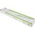 PDU 8 розеток C13 с LED выключателем, 1U,  вх. С14,  без шнура,  алюминиевый профиль