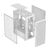 Корпус Ocypus Gamma C70 ARGB без БП White  (Gamma-C70-WHG400XX-GL)