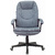 Кресло руководителя Бюрократ CH-868N серый эко.кожа крестовина пластик