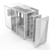 ZALMAN Z9 Iceberg MS,  EATX,  WHITE,  WINDOW,  4x3.5",  5x2.5",  2xUSB2.0,  2xUSB3.0,  1xUSB 3.1 Gen2 Type-C,  FRONT 3x140mm ARGB,  REAR 1x140mm ARGB