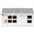 Managed L2 Industrial Fast Ring Switch 4x1000Base-T PoE,  2x1000Base-X SFP,  PoE Budget 60W,  Surge 4KV,  -40 to 75°C