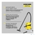 Строительный пылесос Karcher WD 2 Plus V-12 / 4 / 18 1000Вт  (уборка: сухая / сбор воды) желтый