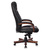 Кресло руководителя Бюрократ T-9923WALNUT / BLACK черный кожа крестовина дерево