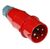 Вилка Lanmaster LAN-IEC-309-32A3P / M Вилка IEC 309 трехфазная,  папа,  32A,  380V,  разборная,  красная