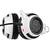 Наушники с микрофоном Oklick HS-G300 белый / черный 2.5м мониторы оголовье  (AH-V1W)
