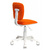 Кресло детское Бюрократ CH-W204NX / ORANGE оранжевый TW-96-1  (пластик белый)