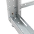 Стойка двухрамная NTSS NTSS-2POR24U / 600-1000 24U 550ммx1000мм 600кг серый