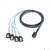 CBL-SFF8643-SATASB-10M,  1 metre cable,  SFF8643 to X4 SATA