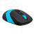 Мышь A4 Fstyler FG10 черный / синий оптическая  (2000dpi) беспроводная USB