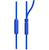 Гарнитура вкладыши Philips TAE1105BL / 00 1.2м синий проводные в ушной раковине