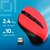 Мышь Oklick 545MW черный / красный оптическая  (1600dpi) беспроводная USB  (4but)
