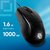 Мышь Oklick 305M черный оптическая  (1000dpi) USB  (2but)