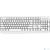 Клавиатура Acer OKW301 белый USB  (ZL.KBDCC.01B)