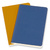 Блокнот Moleskine VOLANT QP711B41M17 Pocket 90x140мм 80стр. линейка мягкая обложка синий / желтый янтарный  (2шт)
