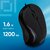 Oklick 115S for Notebooks Black Optical 1000DPI USB