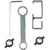 Ultramounts UM 866B Кронштейн для телевизора 15"-40" макс.20кг настенный поворот и наклон черный