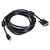 Кабель DVI-D- HDMI  24M / 19M   5м,  золотые контакты,  ферритовые кольца.