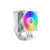PCCooler R400 ARGB WH S115X / 1200 / 1700 / AM4 / AM5  (TDP 180W,  90mm ARGB Fan,  4 тепловые трубки 6мм,  650-2200RPM,  28, 3dBa)