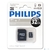 Флеш карта microSD 64GB PHILIPS microSDHC Class 10  (SD адаптер)